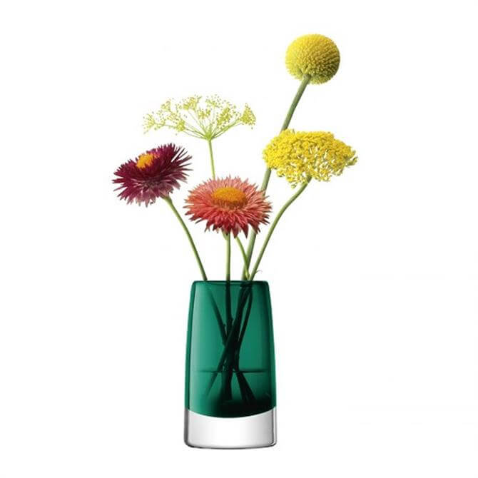 LSA Stems Mini Vase 10cm Marine Green